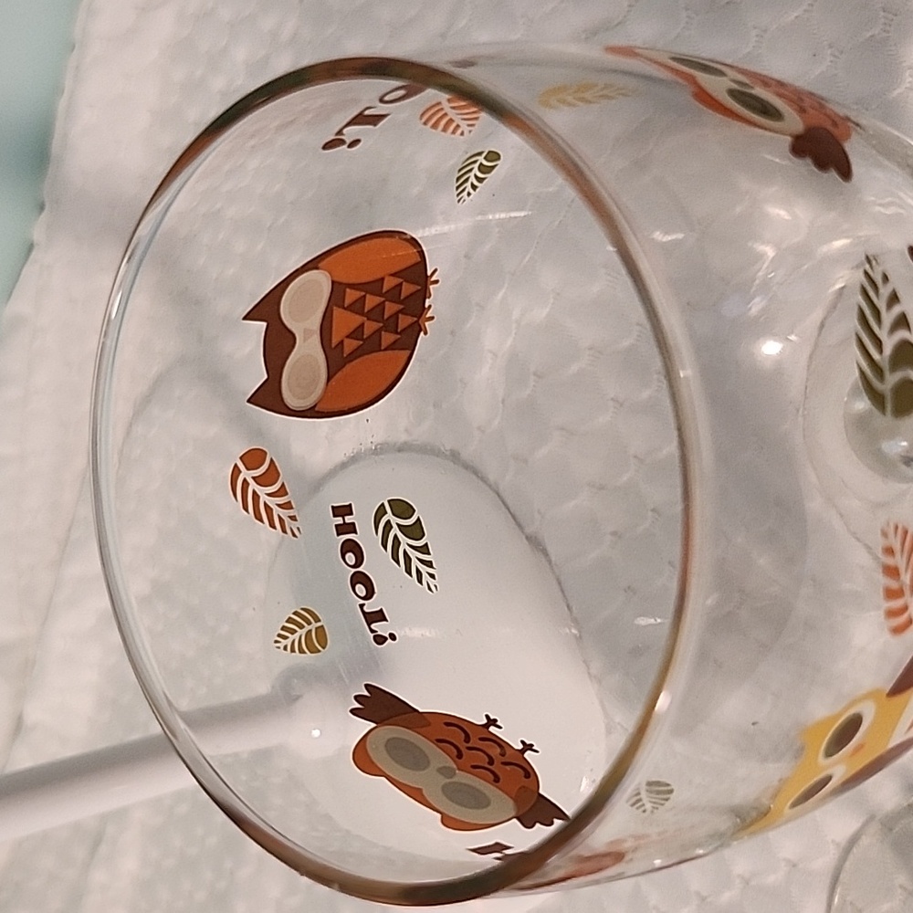 Vintage 7 1/4" Libbys Hoot Owl Stemware - Picture 2 of 5